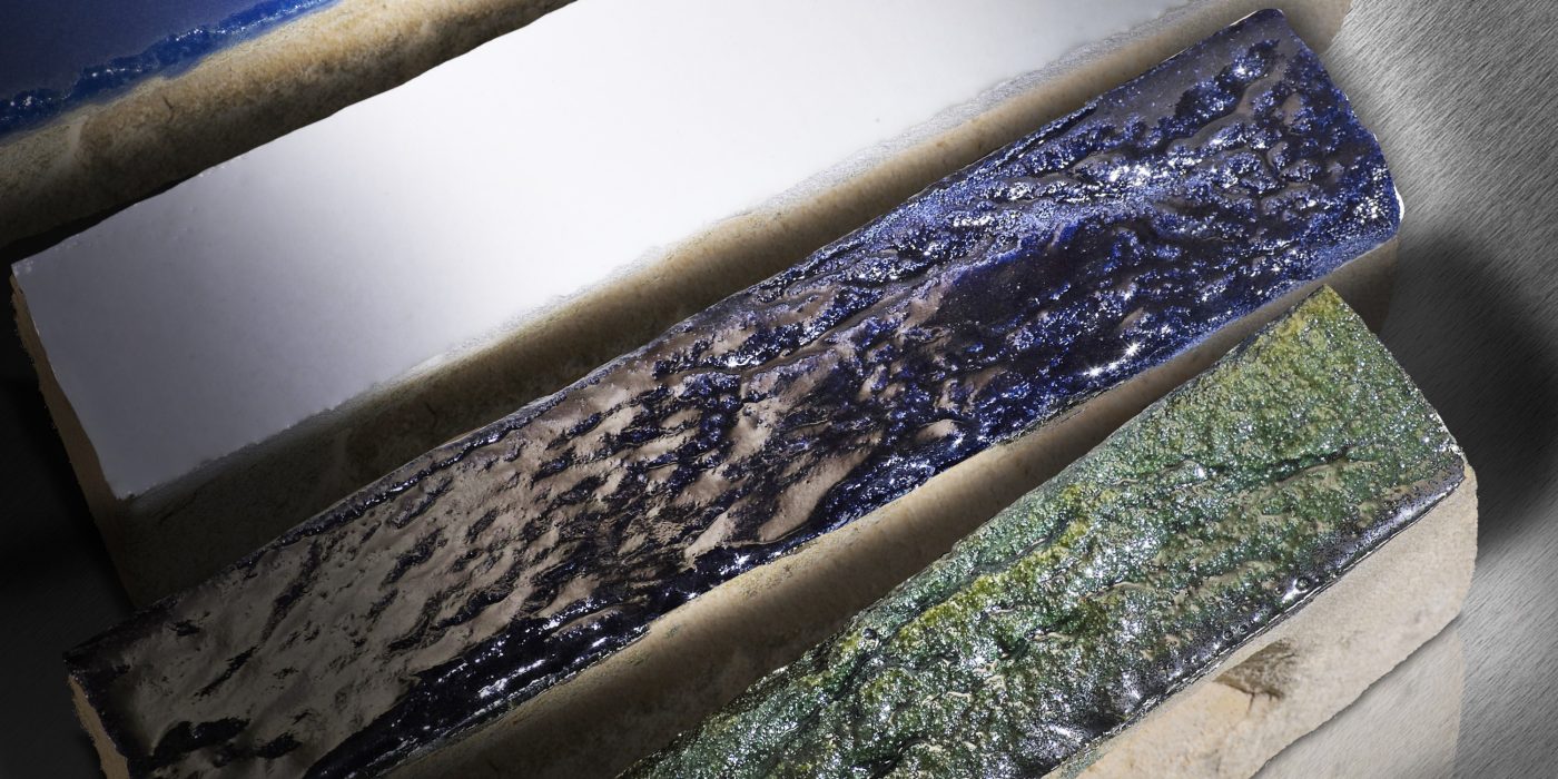 Mood image of glazed bricks combination